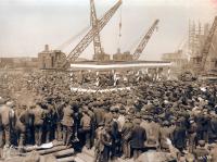 Cerimonia del varo della nave Montclair - New York